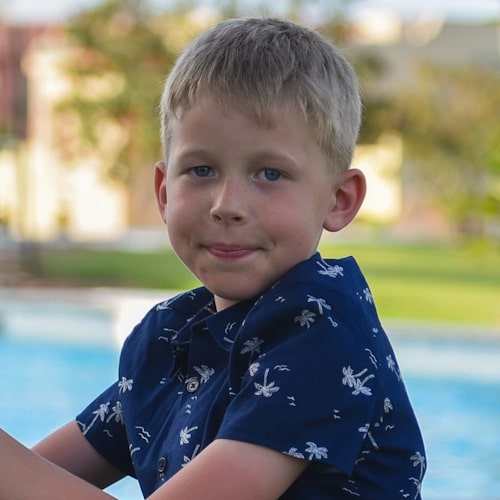 A photo of our 2025 Prince, Toby.